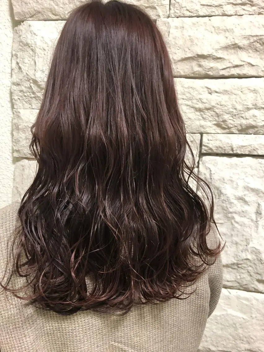 ロング カラー ヘアアレンジ メンズ キッズ ネイル マツエク・マツパ ブラウンカラー ピンクカラー ピンクブラウン カラーマツエク ブラウン 透明感カラー🤎 ゆりのヘアスタイル