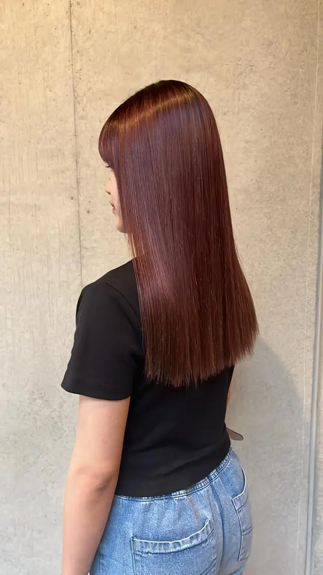 ロング カラー トリートメント Miyu🎀レイヤー ／透明感カラー🪽のヘアスタイル