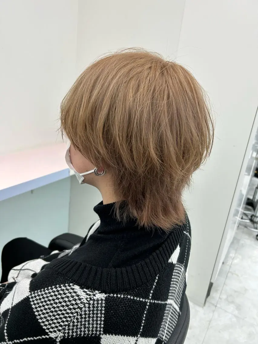 カラー ヘアアレンジ メンズ メンズハイトーン メンズ韓国風 韓国マッシュ マッシュウルフ マッシュ カット ヘアカラー ブリーチなしの達人 🌈KAITOのヘアスタイル