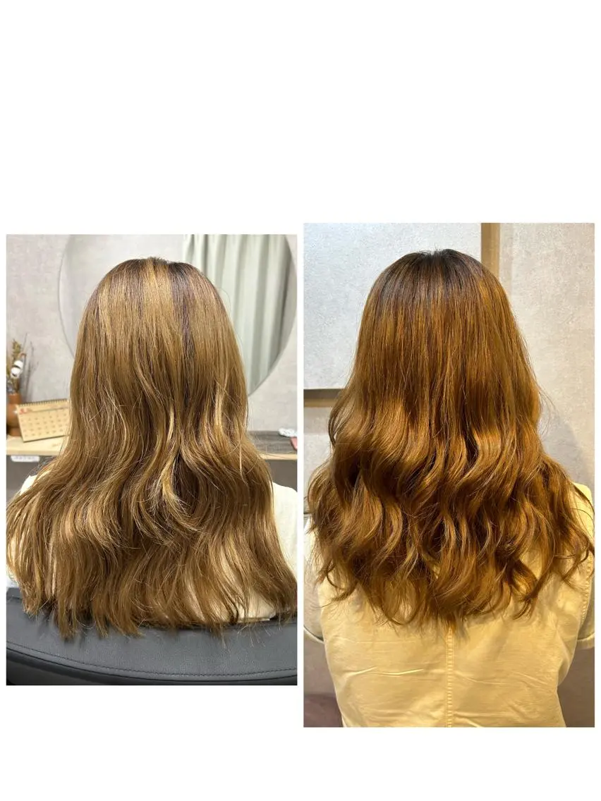 セミロング カラー ヘアアレンジ 小野 【髪質改善】のヘアスタイル