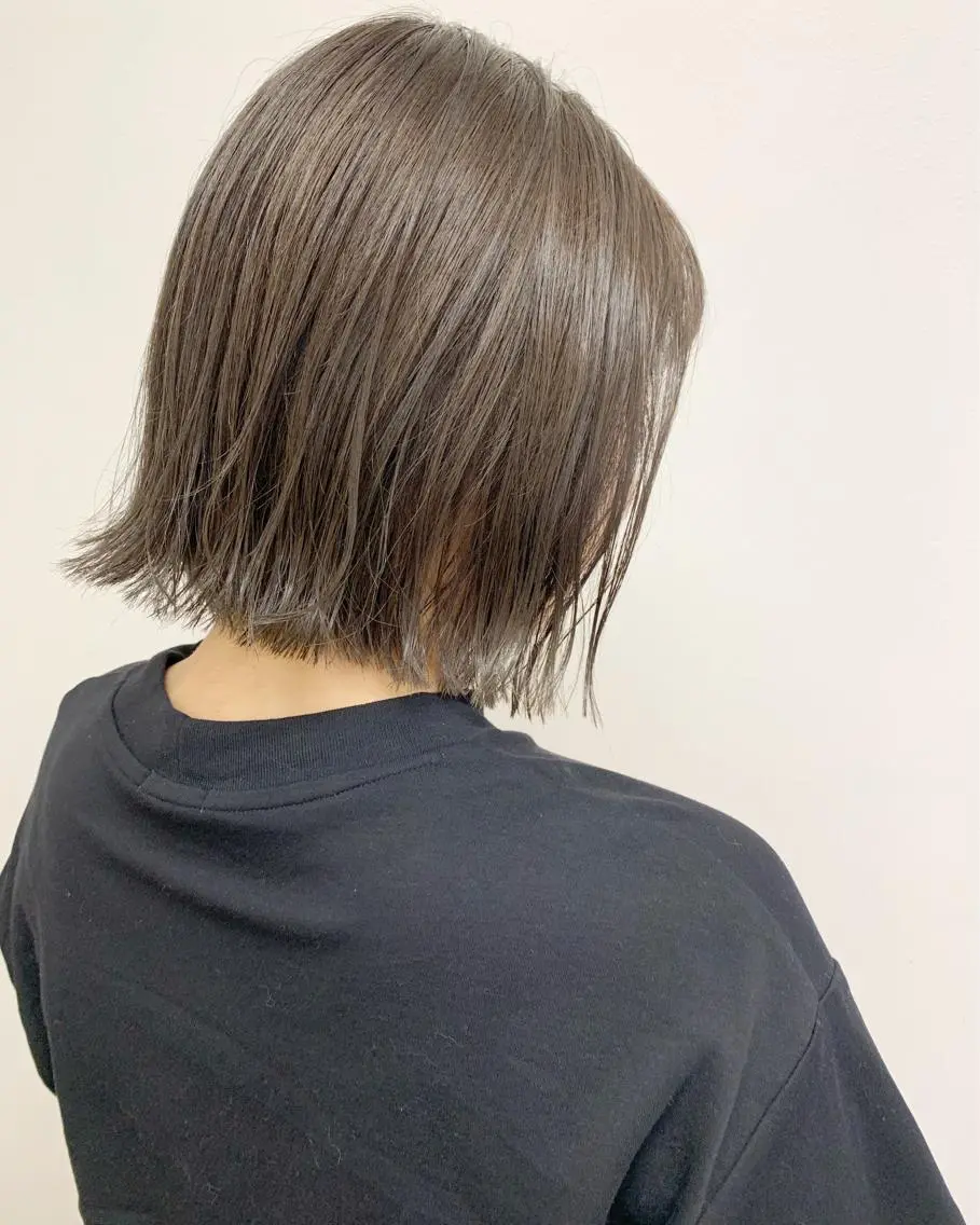 ショート カラー 透明感・暗髪 梅田・増田のヘアスタイル