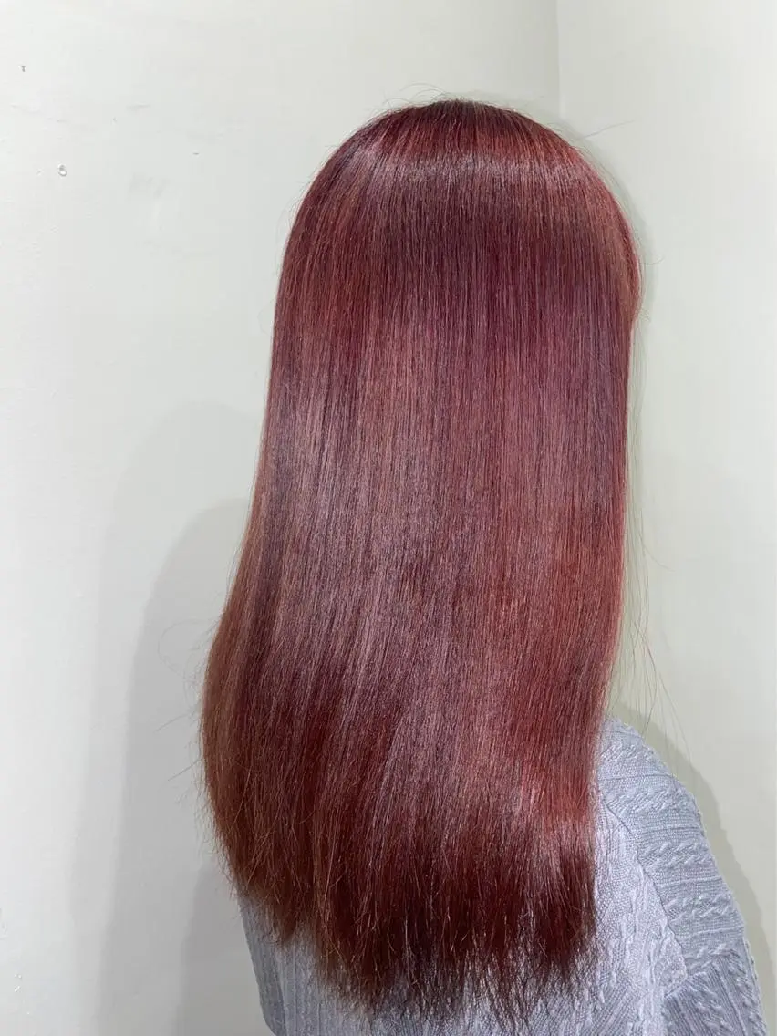 ロング カラー トリートメント ワタナベ リリコのヘアスタイル