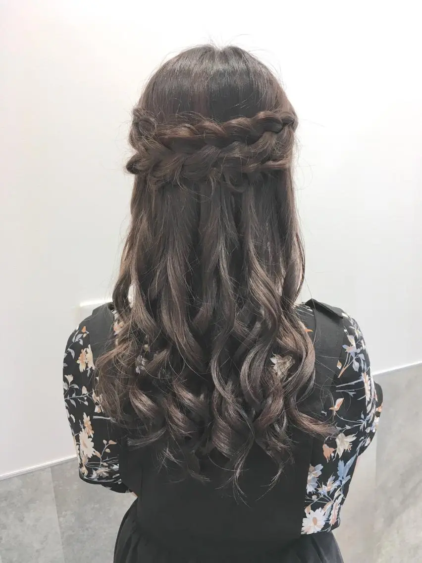 ロング カラー ヘアカラー トリートメント ヘアセット yoshi ☆のヘアスタイル