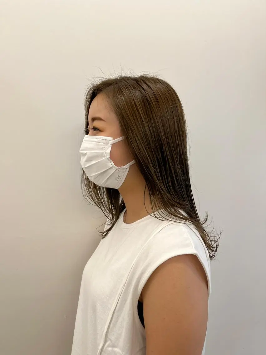 セミロング 韓国好き🇰🇷 美容師MIKUのヘアスタイル
