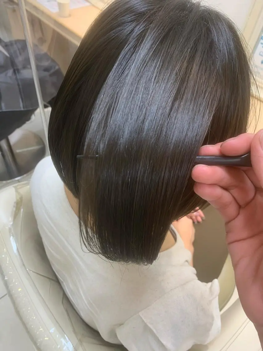 ショート パーマ 髪質改善 縮毛矯正 トリートメント 店長 大方康暉のヘアスタイル