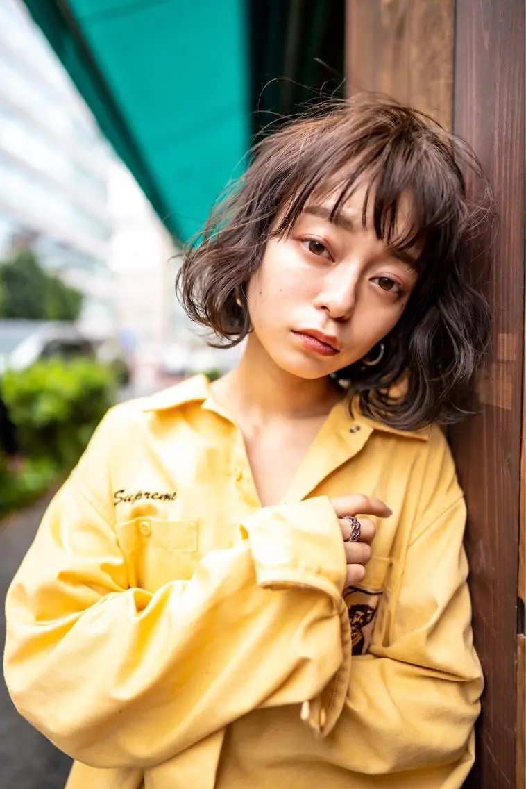 ミディアム カラー パーマ カット ヘアカラー トリートメント 🉐レイヤー/塩見 弘樹🉐渋谷のヘアスタイル