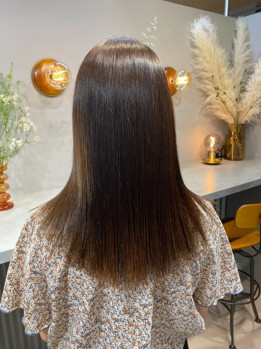 ロング カラー ベージュカラー イルミナカラー 神パーマ＆ツヤ髪 黒田ダイのヘアスタイル