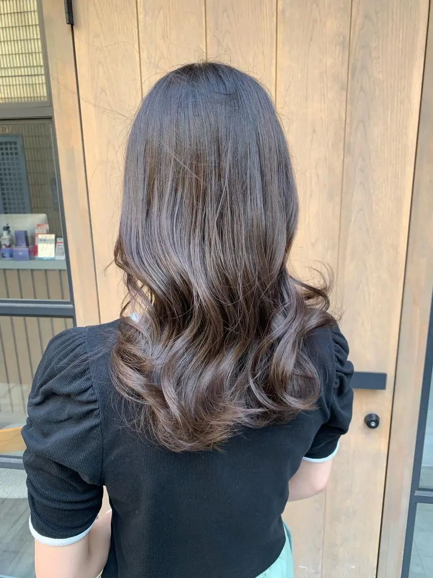 セミロング カット ヘアカラー トリートメント 🌟美髪縮毛矯正🌟 吉田冴一のヘアスタイル