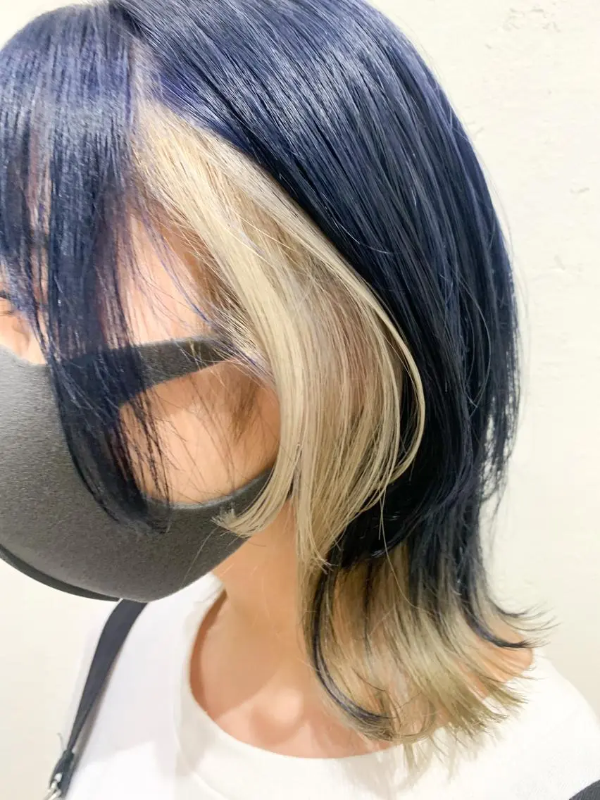 ミディアム カット ヘアカラー トリートメント ☺︎ RIHOのヘアスタイル