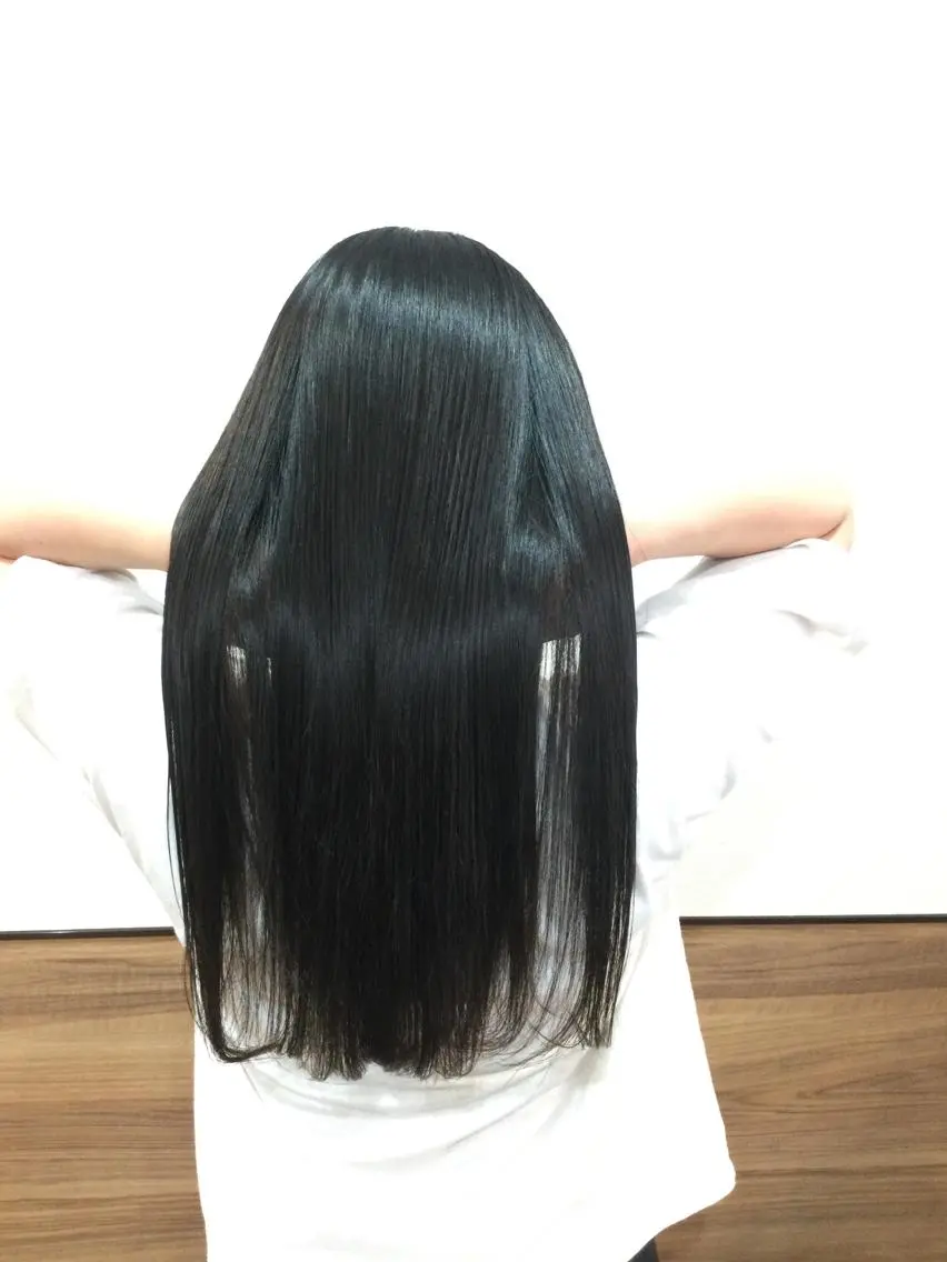 ロング パーマ 縮毛矯正 カット 縮毛矯正 トリートメント Annon プライベートサロンのヘアスタイル