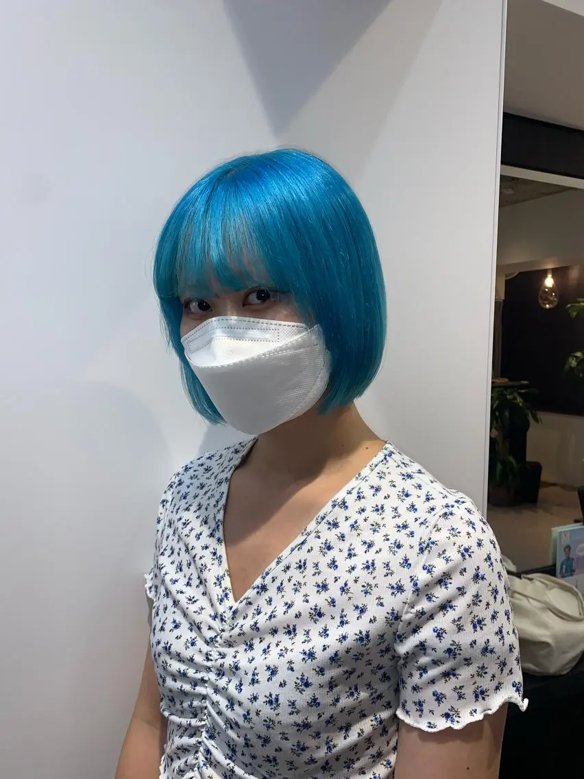 カラー ハイトーン職人 ♡推しカラー♡カイトのヘアスタイル