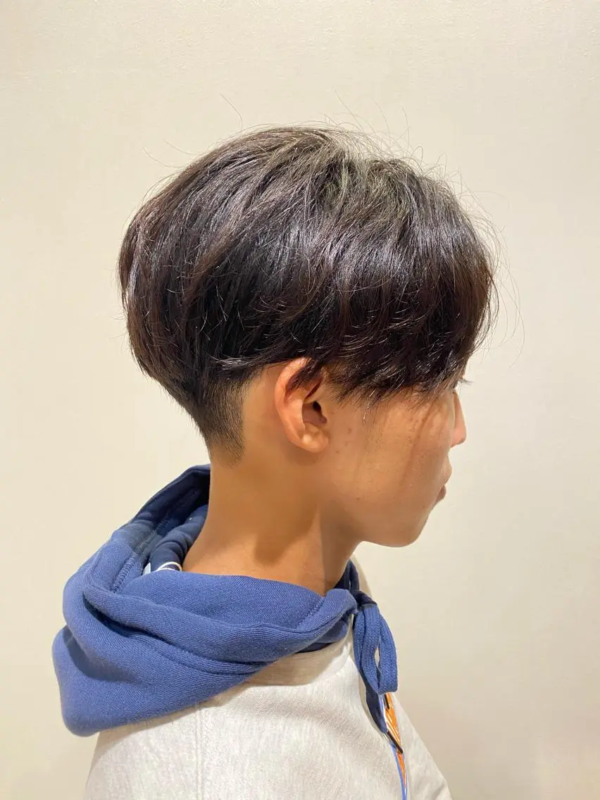 ショート メンズ センターパート 依田悠人 🌟メンズカット特化のヘアスタイル