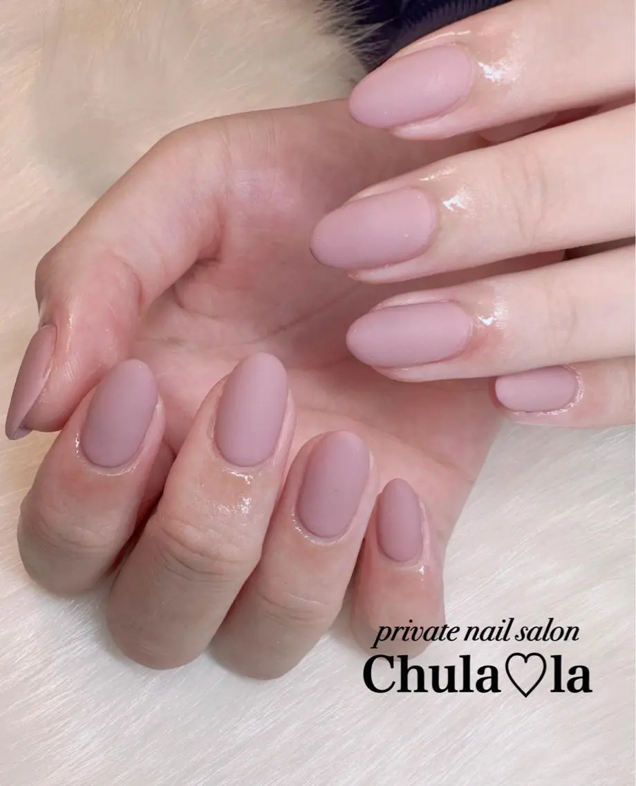 ネイル マットネイル ハンドネイル Chula♡la 豊見城市高安のネイルデザイン
