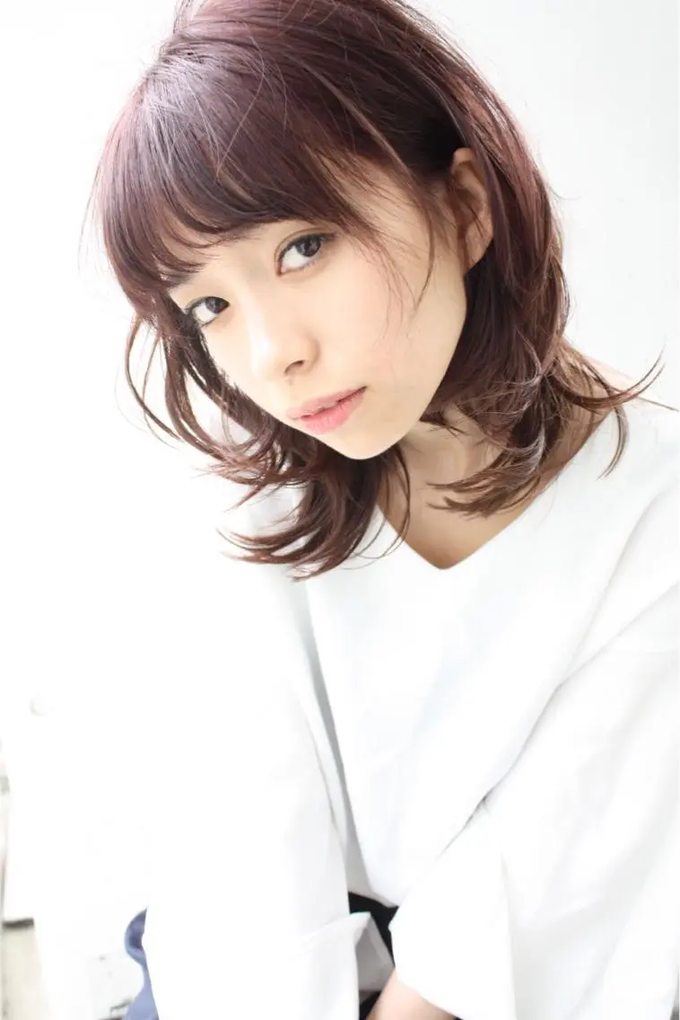 ミディアム パーマ tuuli トゥーリのヘアスタイル
