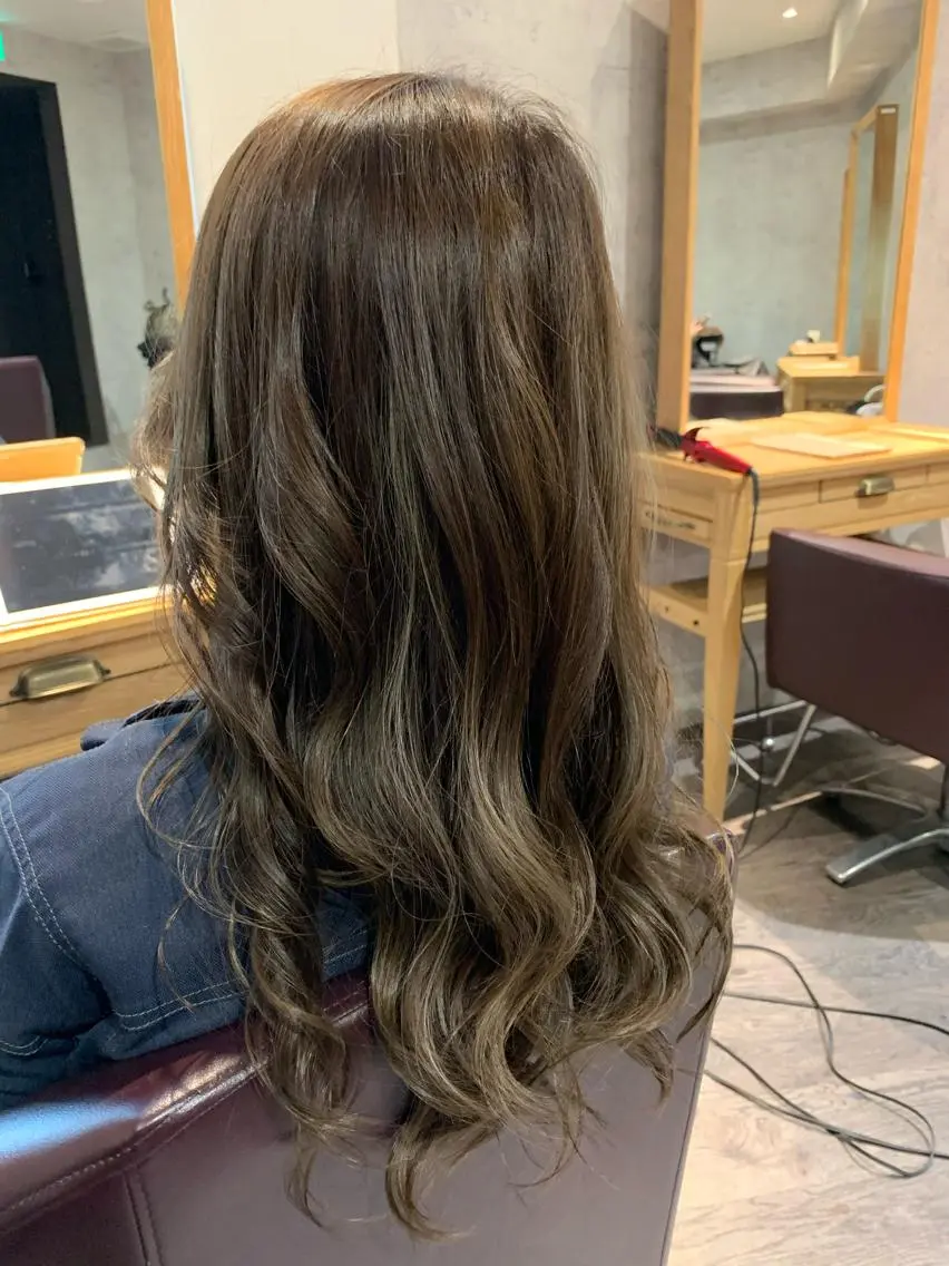ロング カラー 中川歩 髪質改善 ツヤカラー【横浜】のヘアスタイル