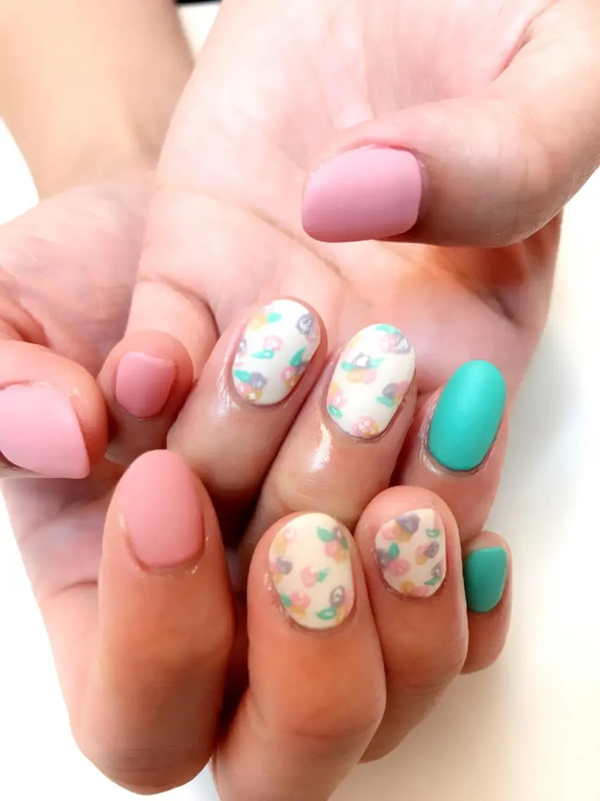 ネイル マットネイル Sunny side nailのネイルデザイン