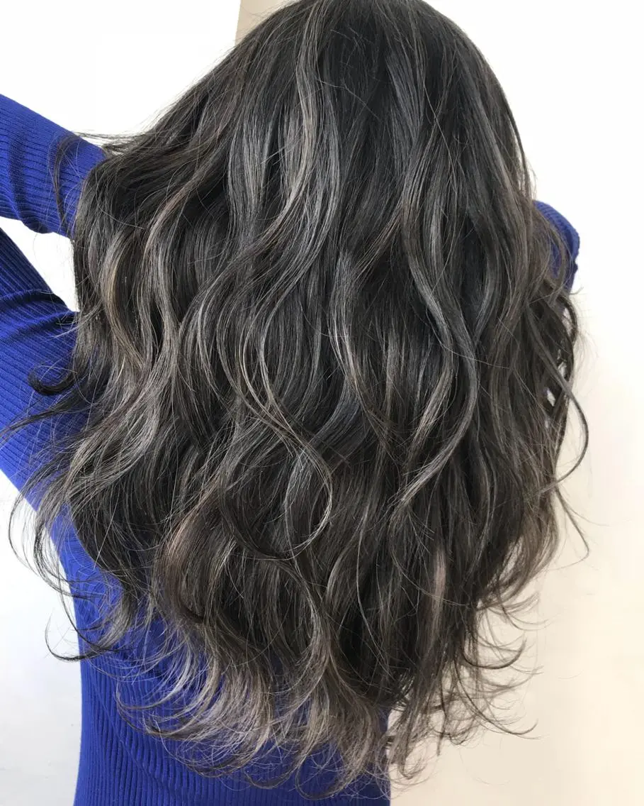 ロング カラー パーマ カット ヘアカラー トリートメント 似合わせ💖トレンド ✨TAKAMI😊のヘアスタイル