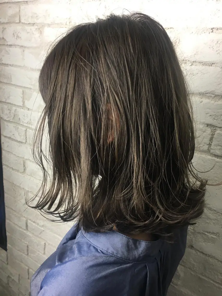 ミディアム カラー イルミナカラー boutique misakiのヘアスタイル