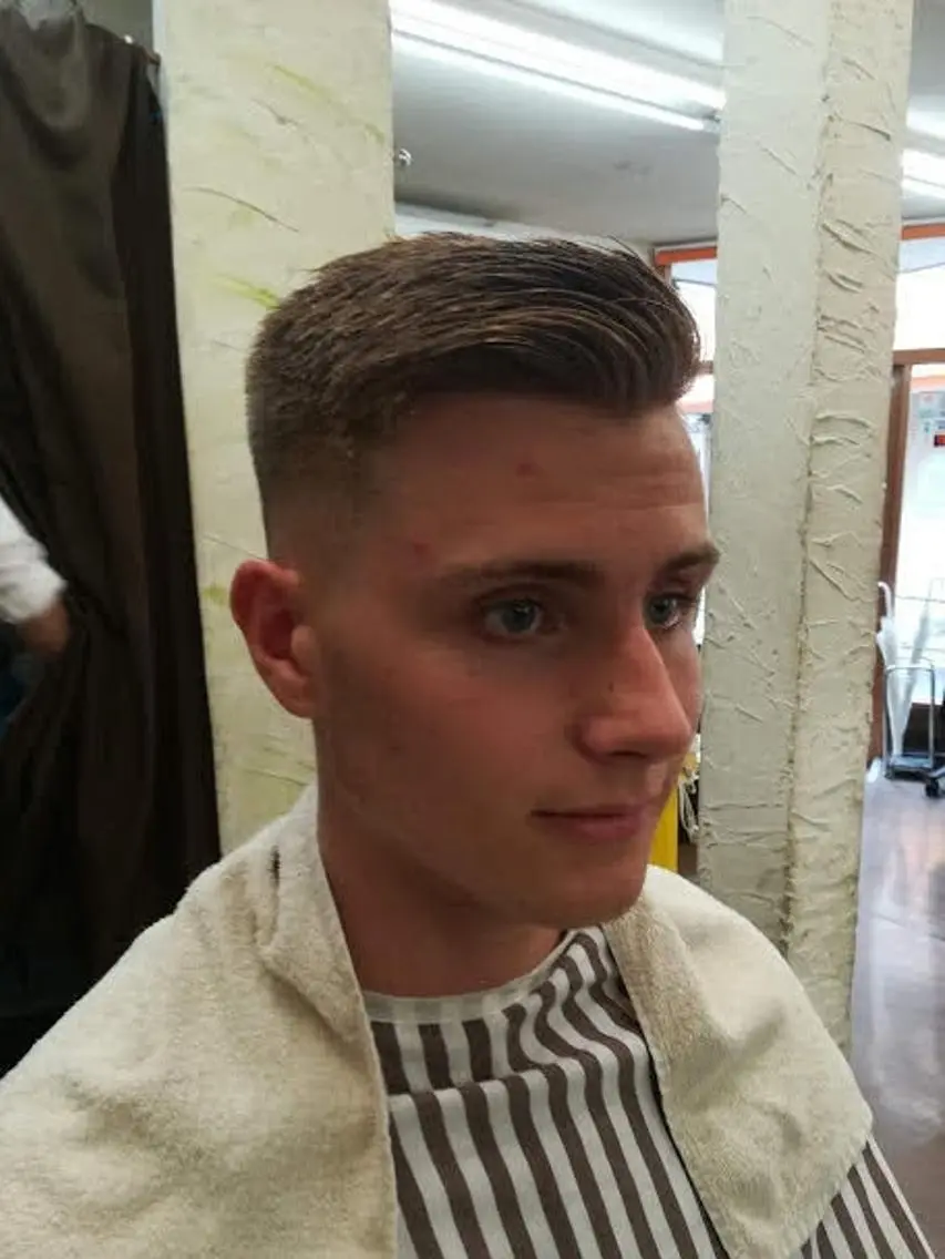 ショート 男を磨く Barber オオキのヘアスタイル