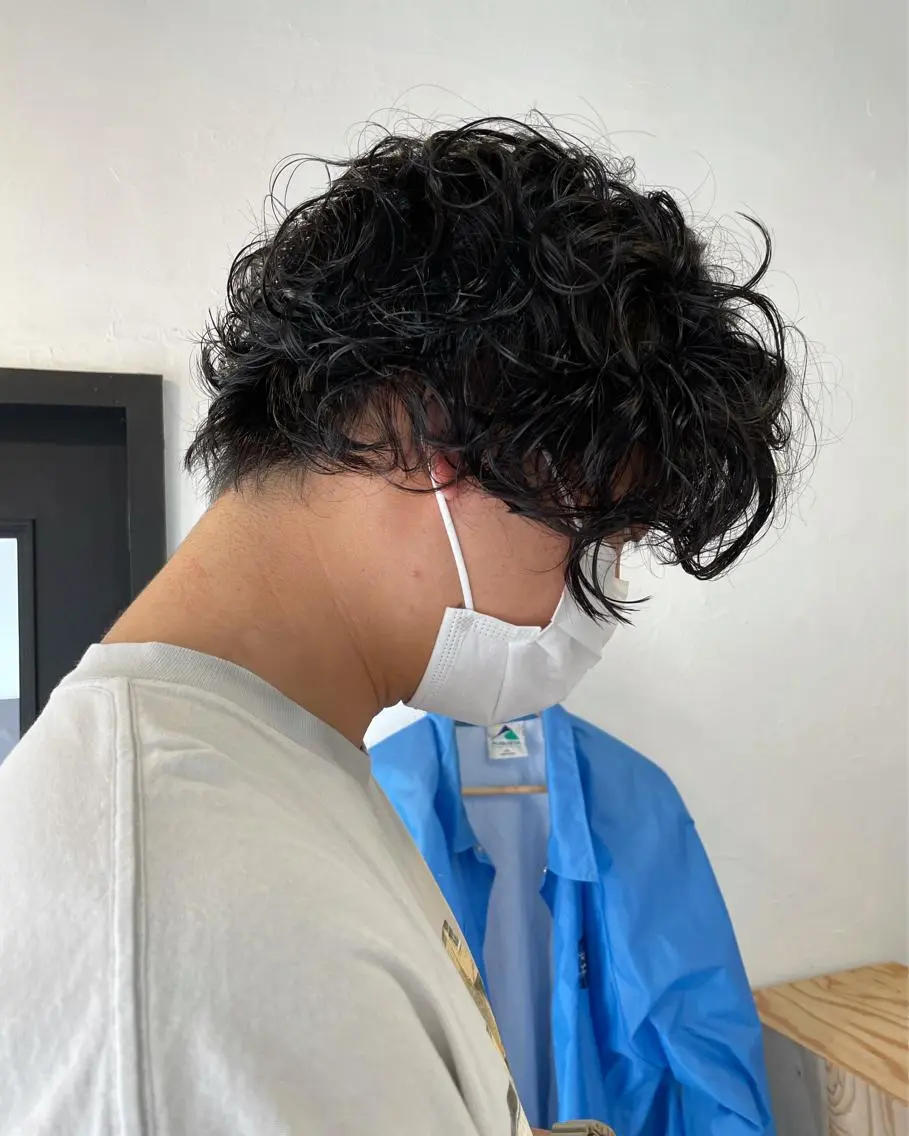 パーマ メンズ 大西 祐輔のヘアスタイル