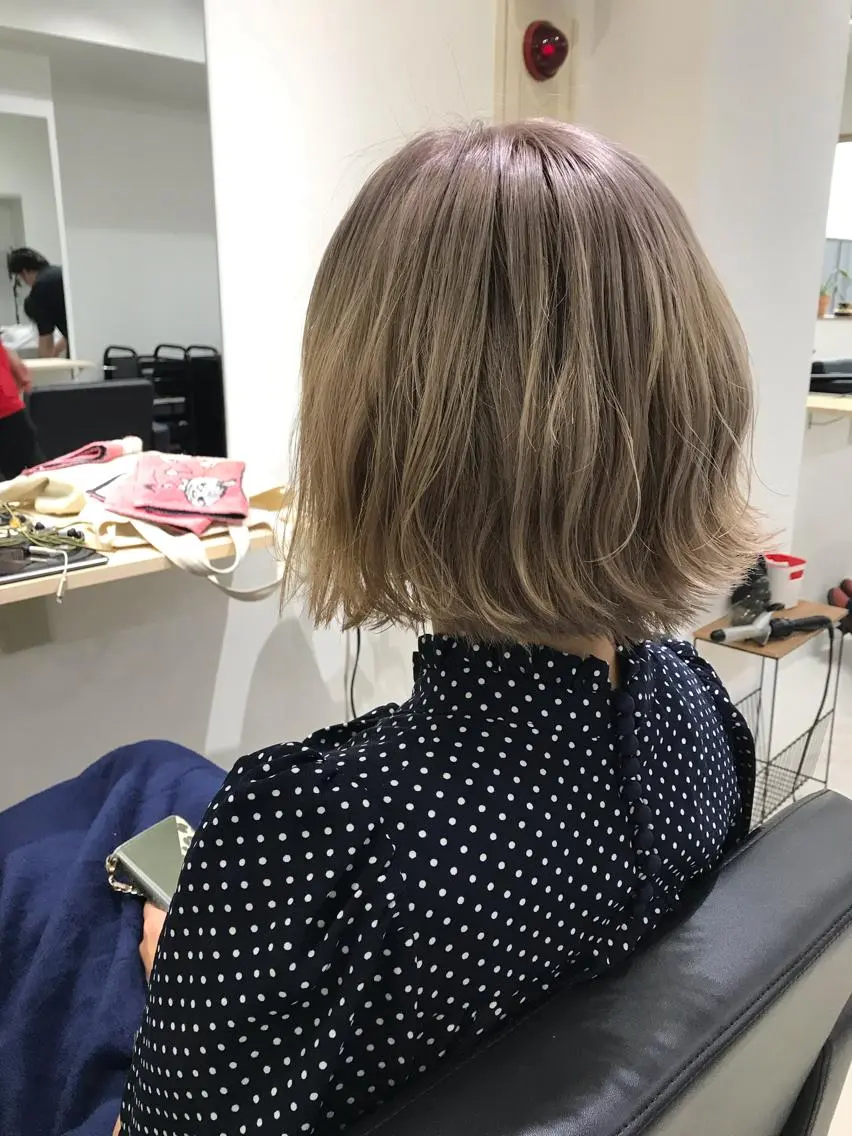 ショート アッシュ ヘアカラー ヘッドスパ ショート・ボブ特化 ‼️小久保達弘のヘアスタイル