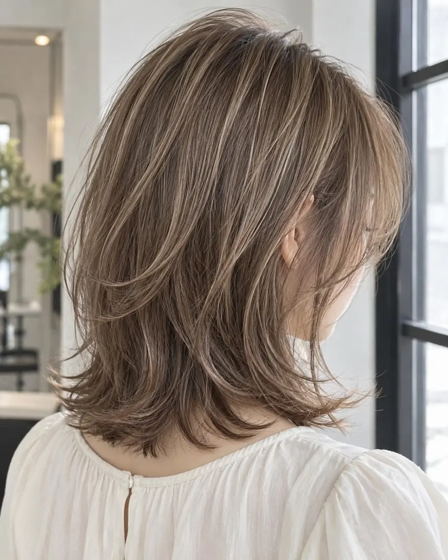 カラー ベージュカラー ✨東浦　透明感カラー デザインカラーのヘアスタイル
