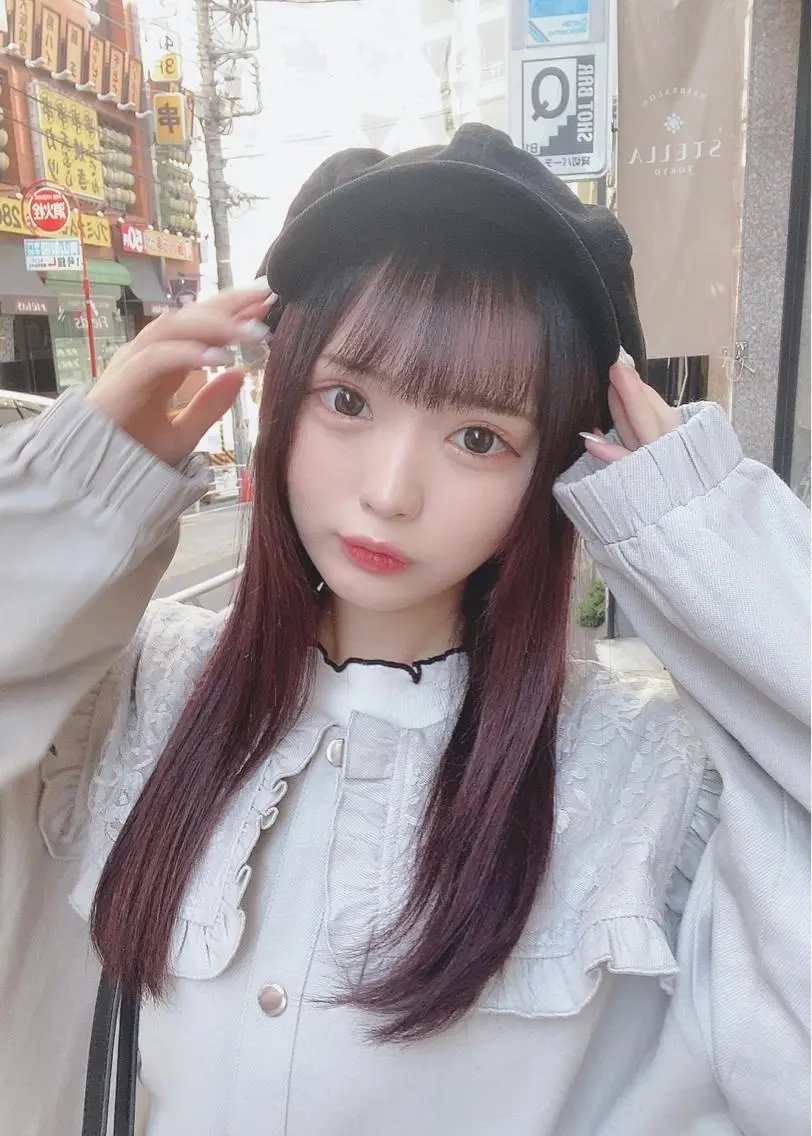 セミロング カラー ベージュカラー ピンクカラー ピンクベージュ ヘアカラー トリートメント 矢野 晃平のヘアスタイル
