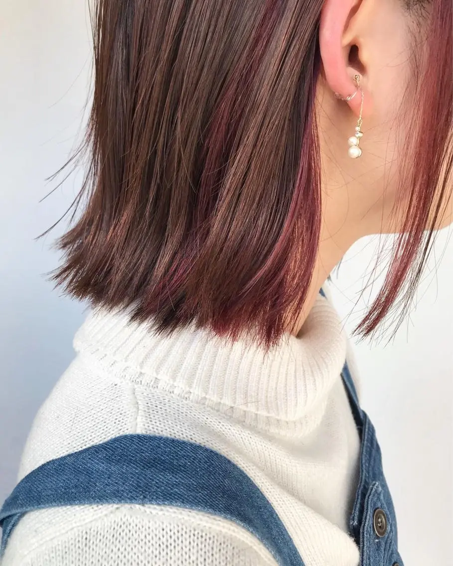 ショート カラー カット ヘアカラー トリートメント Life salon SAKURAのヘアスタイル