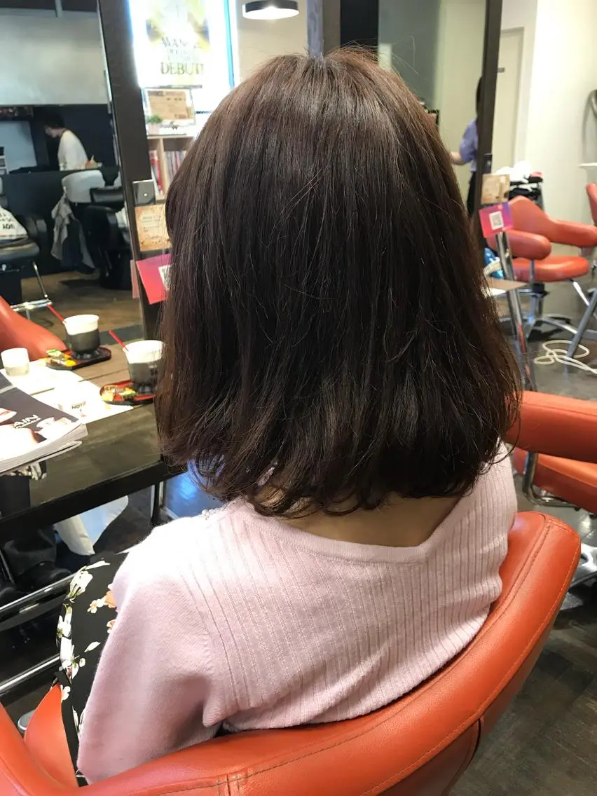 ミディアム カラー ブラウンカラー ラベンダーカラー ラベンダーブラウン デザインカラー🌈 高木リョウのヘアスタイル