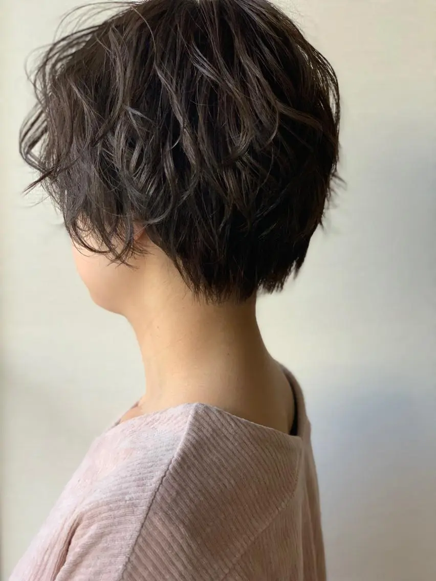 ショート パーマ 中垣 南のヘアスタイル