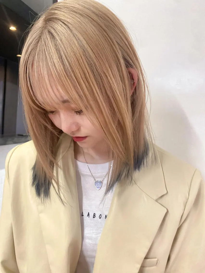 ミディアム カラー 🌼透明感ヘア🌼 arisaのヘアスタイル