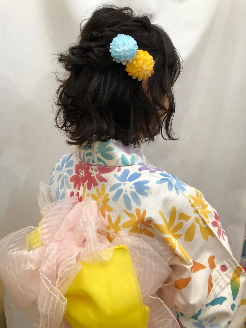 ミディアム ヘアアレンジ 🎀ヘアセット/艶髪 /はやしほのか🎀のヘアスタイル
