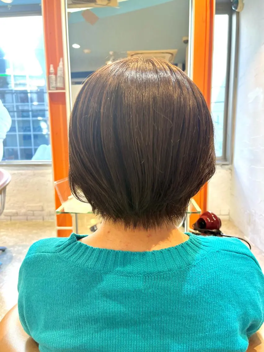 ショート カラー カット ヘアカラー うしだ かおるのヘアスタイル
