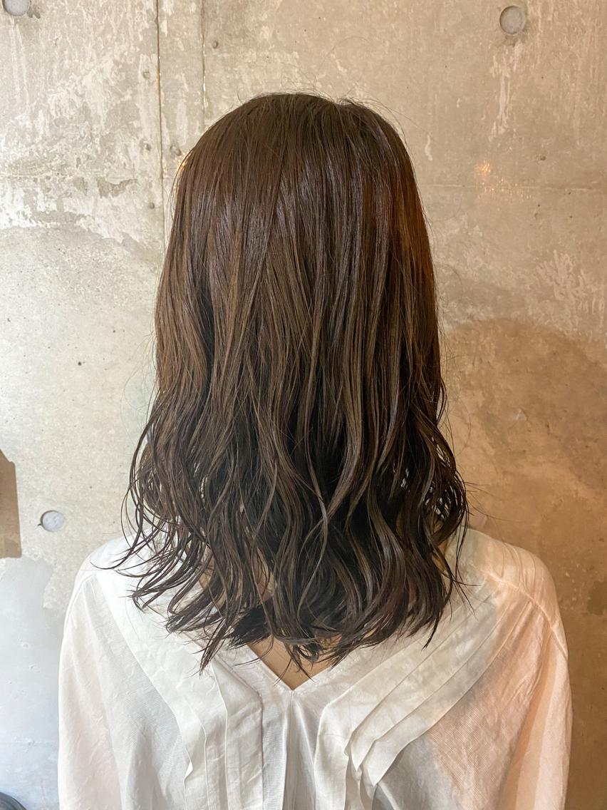 セミロング カラー 【代表】笹沼 涼平のヘアスタイル