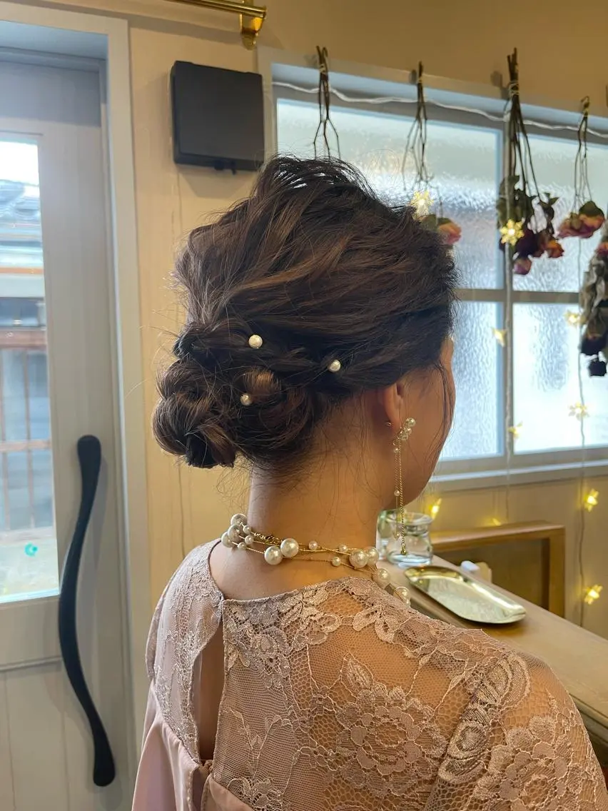 ヘアアレンジ nowhere ノーウェアのヘアスタイル