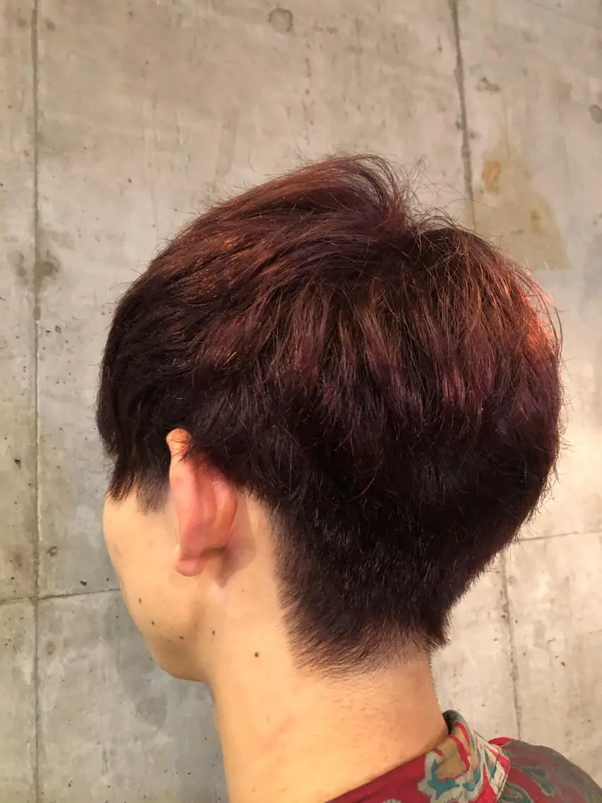 ショート カラー メンズ ✂︎岡根 京花✂︎のヘアスタイル