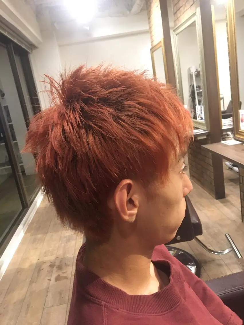 ショート カラー メンズ 美髪・艶髪特化美容師 RYOJIのヘアスタイル