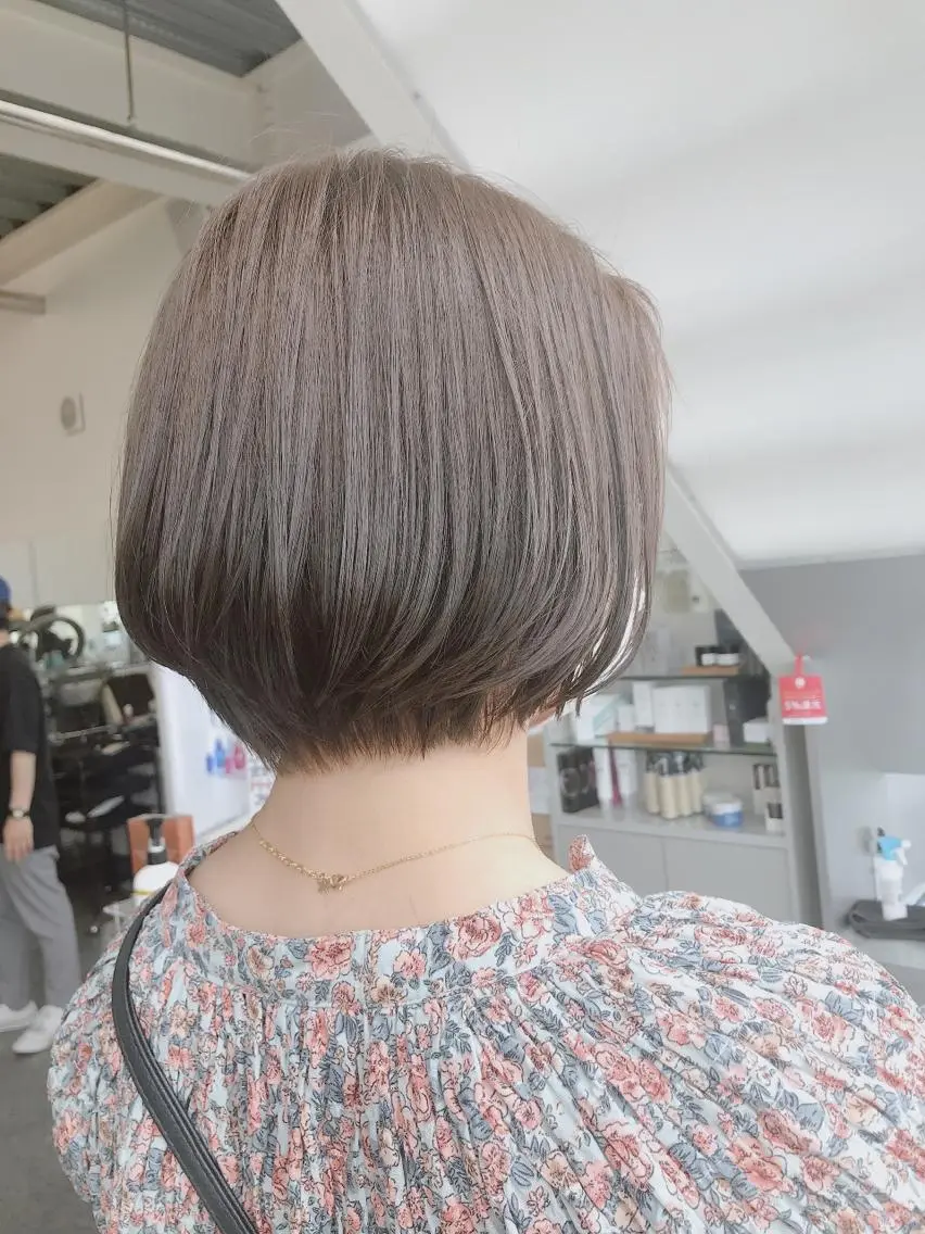 ショート 大森 有紗のヘアスタイル