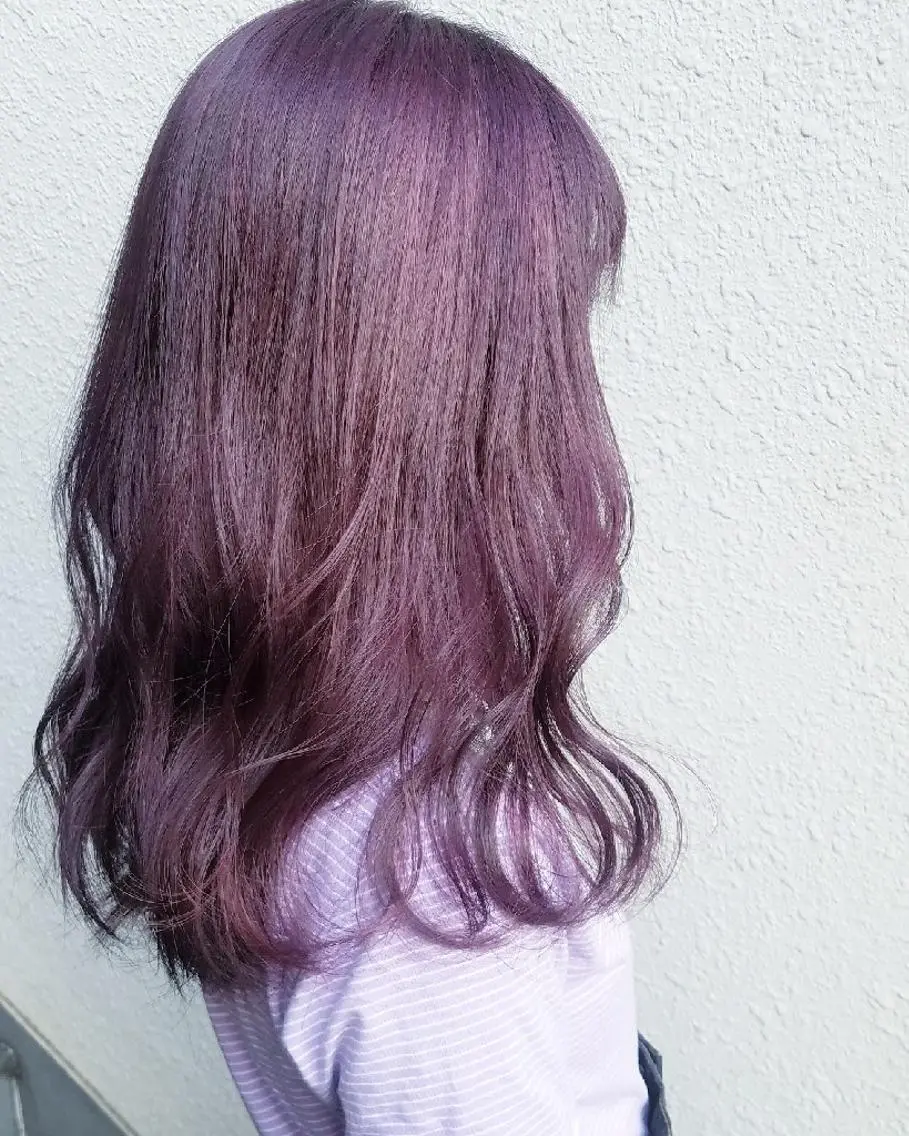 セミロング 今中 小百合のヘアスタイル