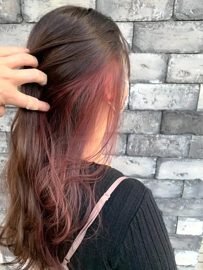 セミロング ピンクラベンダー ❤️千葉県代表❤️ 店長❤️柿本翔一朗のヘアスタイル