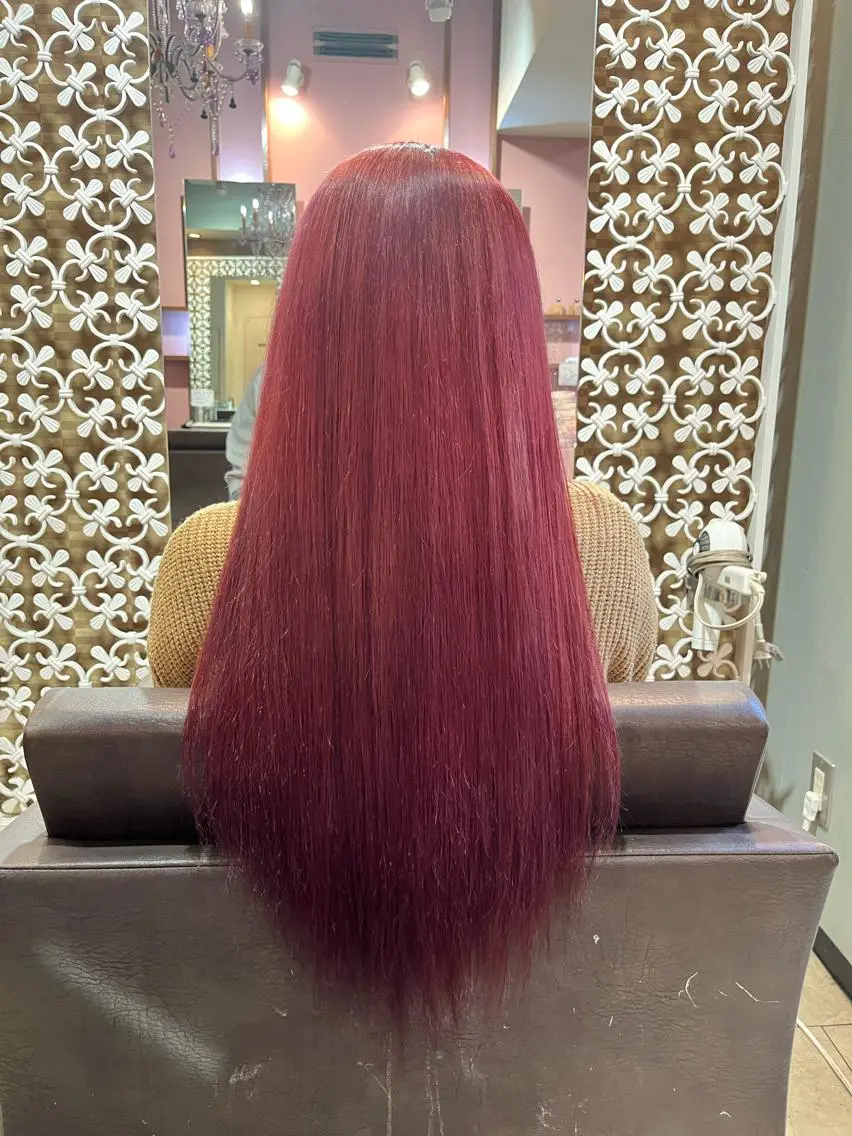 ロング カラー 髪質改善・縮毛矯正 特化・ユウシンのヘアスタイル