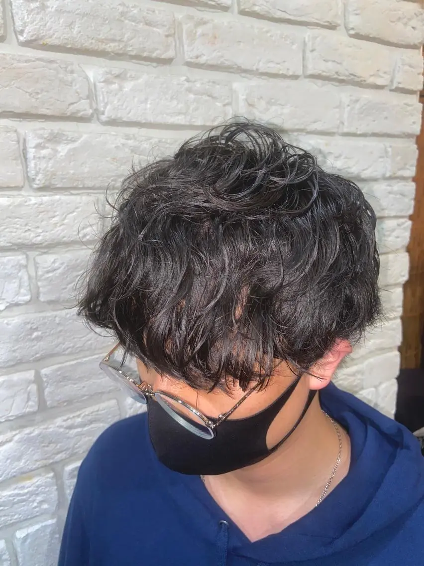パーマ メンズ 🦉静かに過ごしたい 方、個室席🦉タナカのヘアスタイル