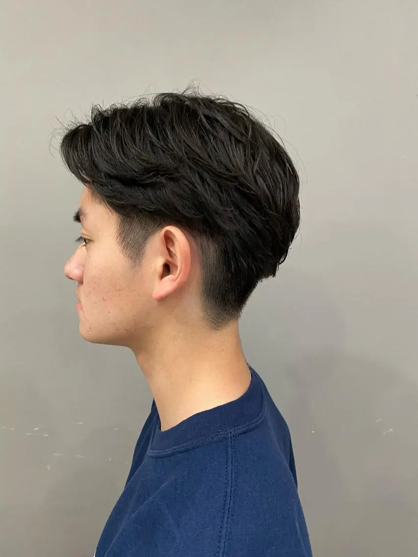 パーマ メンズ メンズパーマ ショート& パーマ　坂本のヘアスタイル