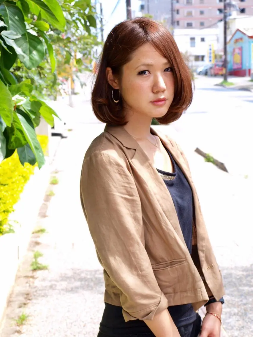 ミディアム 宮城 将大のヘアスタイル