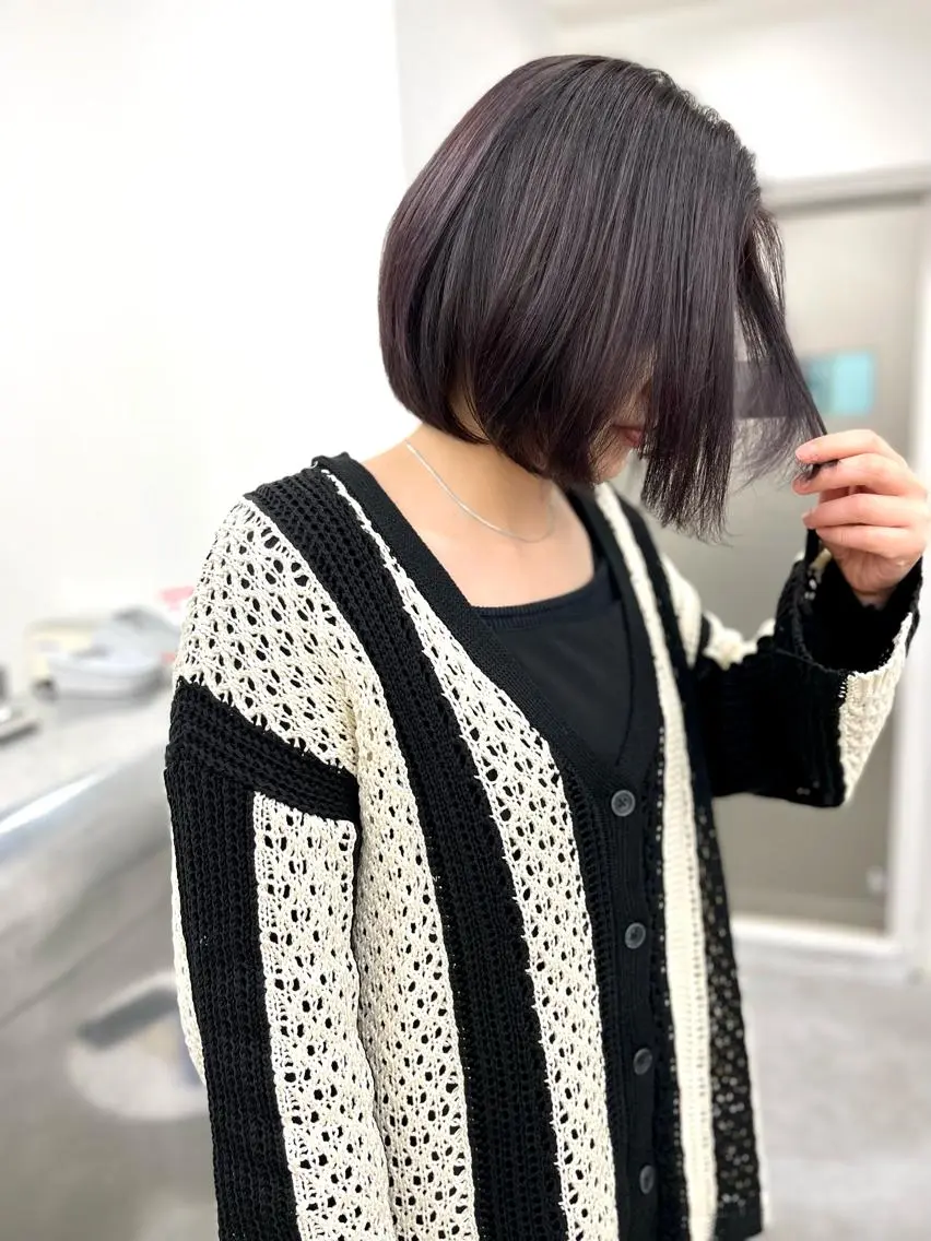 ショート カラー カット ヘアカラー トリートメント KEPKA ヤマグチ 天神 今泉のヘアスタイル