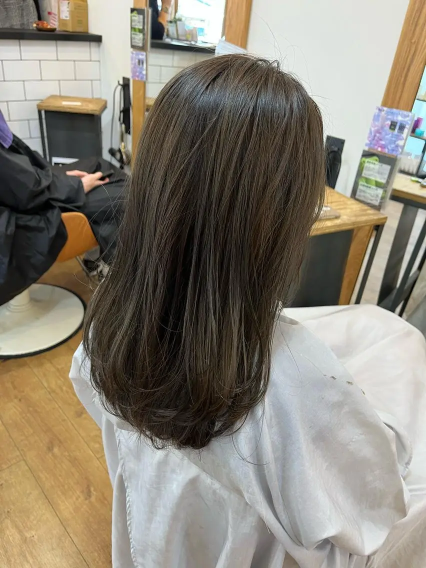 セミロング beleef守口店 reinaのヘアスタイル
