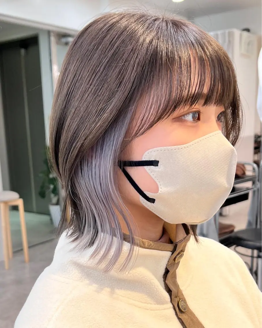 ショート ボブ 外ハネヘア 夏山 秀憲のヘアスタイル