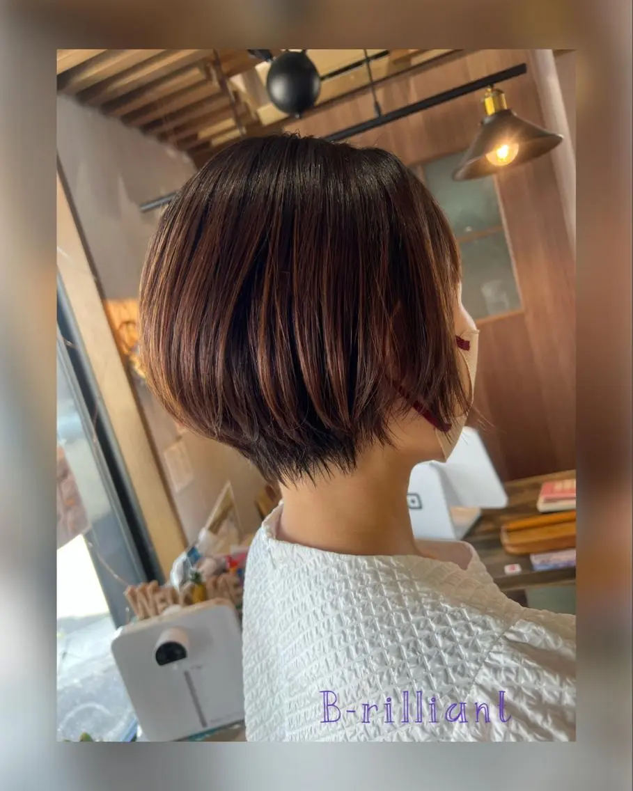 ショート ショートボブ ボブ ショートヘア 今井 里美のヘアスタイル