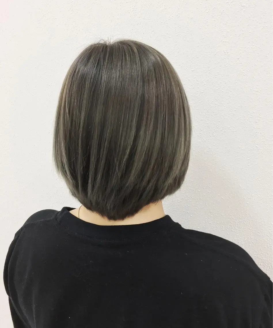 ショート カラー グレージュ ノンダメージ髪質改善 カラー💎/KURAのヘアスタイル