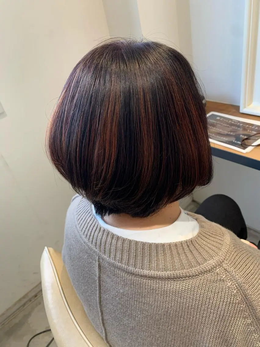 ショート カラー ハイライトカラー ハイライト 水戸/似合わせカット /Rukaのヘアスタイル
